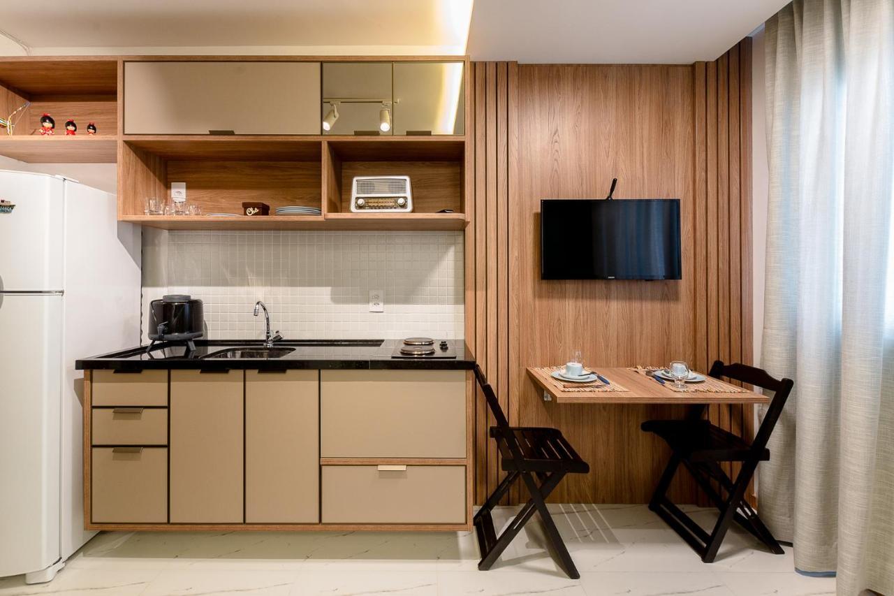 Loft Aconchegante, Vista Mar Lateral, Vaga Privativa Apartment Салвадор Екстериор снимка